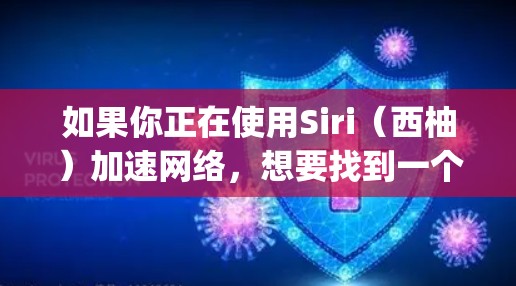 如果你正在使用Siri（西柚）加速网络，想要找到一个免费且简单易用的加速工具，可以尝试使用 Siri Speed，这是一个非常简单的加速器工具。以下是使用它的简单步骤