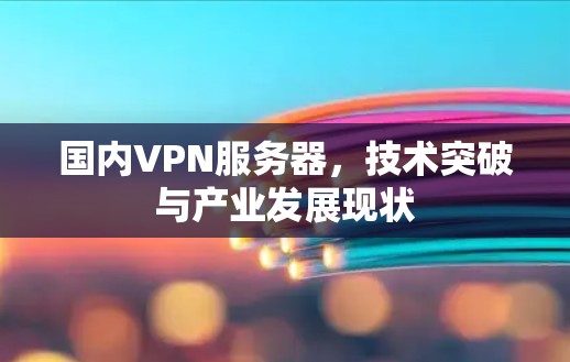 国内VPN服务器，技术突破与产业发展现状
