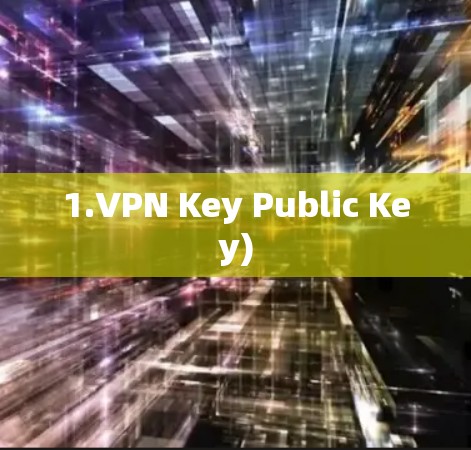 1.VPN Key Public Key) 1.VPN Key Public Key)