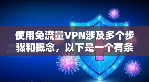 使用免流量VPN涉及多个步骤和概念,以下是一个有条理的指南,帮助您理解和使用这些工具 使用免流量VPN涉及多个步骤和概念,以下是一个有条理的指南,帮助您理解和使用这些工具