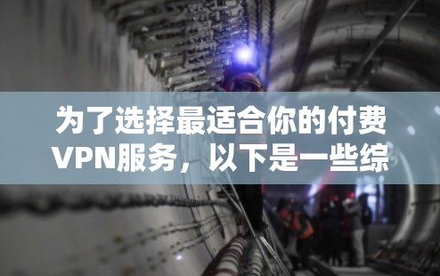 为了选择最适合你的付费VPN服务，以下是一些综合考虑的因素