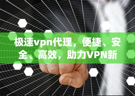 极速vpn代理，便捷、安全、高效，助力VPN新范式