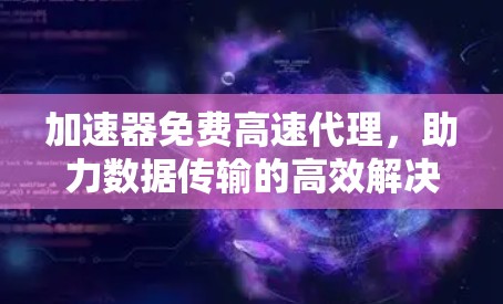 加速器免费高速代理，助力数据传输的高效解决方案