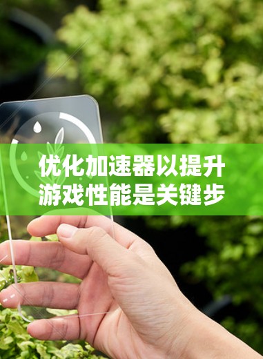 优化加速器以提升游戏性能是关键步骤。以下是一个有条理的优化流程 优化加速器以提升游戏性能是关键步骤。以下是一个有条理的优化流程