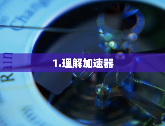 1.理解加速器 1.理解加速器