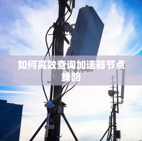 如何高效查询加速器节点线路