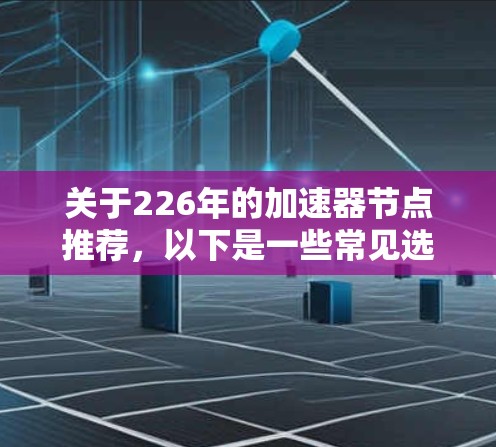 关于226年的加速器节点推荐，以下是一些常见选择及其特点，供您参考