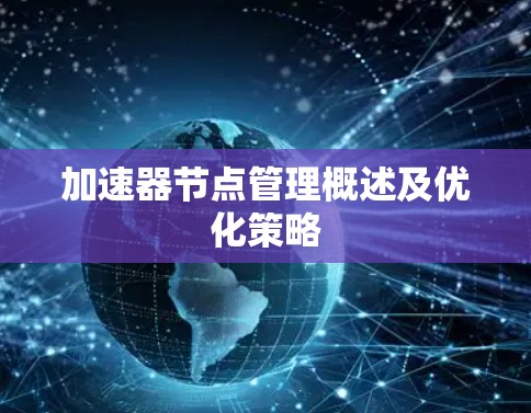 加速器节点管理概述及优化策略