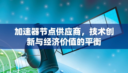 加速器节点供应商，技术创新与经济价值的平衡