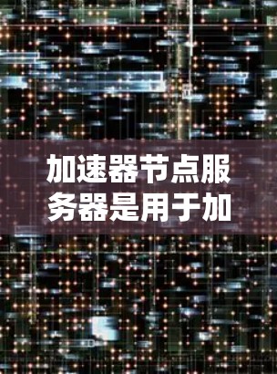 加速器节点服务器是用于加速器相关的服务器，旨在提升加速器的性能和响应速度。以下是对加速器节点服务器的详细总结