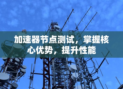 加速器节点测试，掌握核心优势，提升性能