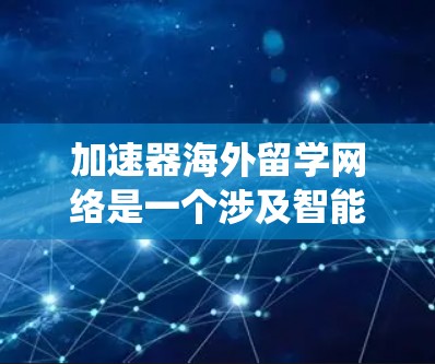 加速器海外留学网络是一个涉及智能助手、自动化工具和财务自动化系统的领域，帮助留学生管理学习、财务和生活事务。以下是该领域的详细分析