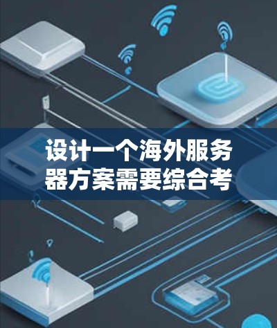 设计一个海外服务器方案需要综合考虑多个因素,确保服务器的高效、可靠和安全运行。以下是一些关键步骤和注意事项 设计一个海外服务器方案需要综合考虑多个因素,确保服务器的高效、可靠和安全运行。以下是一些关键步骤和注意事项