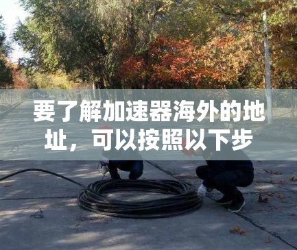 要了解加速器海外的地址,可以按照以下步骤进行 要了解加速器海外的地址,可以按照以下步骤进行