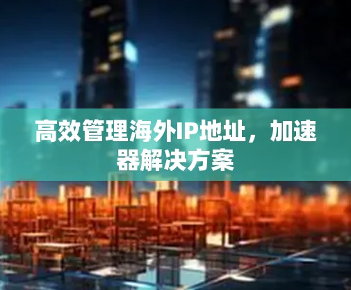 高效管理海外IP地址，加速器解决方案