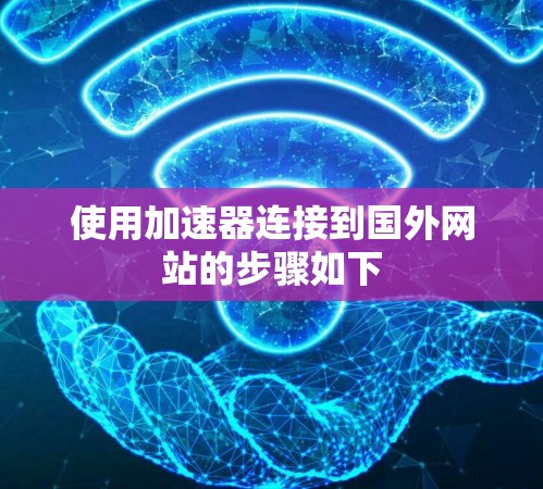 使用加速器连接到国外网站的步骤如下