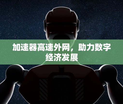 加速器高速外网,助力数字经济发展 加速器高速外网,助力数字经济发展