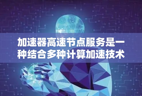 加速器高速节点服务是一种结合多种计算加速技术的解决方案，旨在提升高性能计算任务的性能和效率。以下是该服务的详细概述