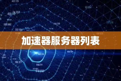 加速器服务器列表