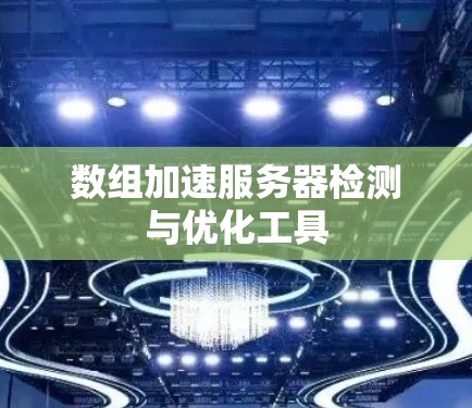 数组加速服务器检测与优化工具