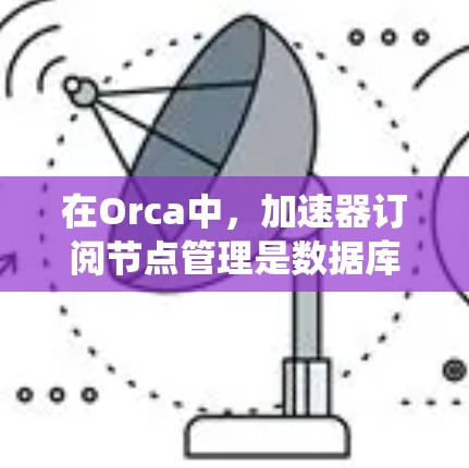 在Orca中,加速器订阅节点管理是数据库优化和事务管理的重要部分。以下是对该主题的系统性总结 在Orca中,加速器订阅节点管理是数据库优化和事务管理的重要部分。以下是对该主题的系统性总结