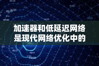 加速器和低延迟网络是现代网络优化中的关键技术，它们各自在不同场景中发挥着重要作用。以下是对这两个概念的详细阐述