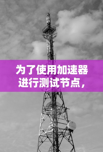 为了使用加速器进行测试节点,您可以按照以下步骤操作 为了使用加速器进行测试节点,您可以按照以下步骤操作