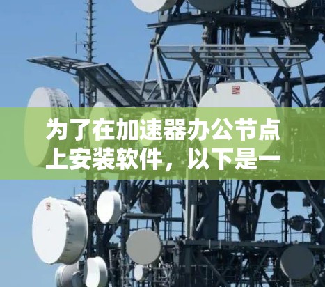 为了在加速器办公节点上安装软件，以下是一个有序的指南，涵盖不同平台的选择和操作步骤