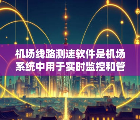 机场线路测速软件是机场系统中用于实时监控和管理飞行线路性能的工具,主要用于优化飞行路径、提高飞行安全性和舒适度。以下是对该软件的详细分析和使用指南 机场线路测速软件是机场系统中用于实时监控和管理飞行线路性能的工具,主要用于优化飞行路径、提高飞行安全性和舒适度。以下是对该软件的详细分析和使用指南