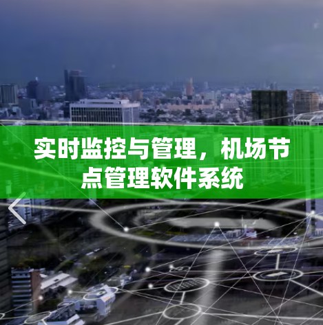 实时监控与管理,机场节点管理软件系统 实时监控与管理,机场节点管理软件系统