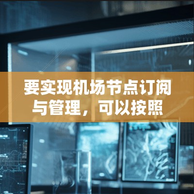 要实现机场节点订阅与管理,可以按照以下步骤进行 要实现机场节点订阅与管理,可以按照以下步骤进行