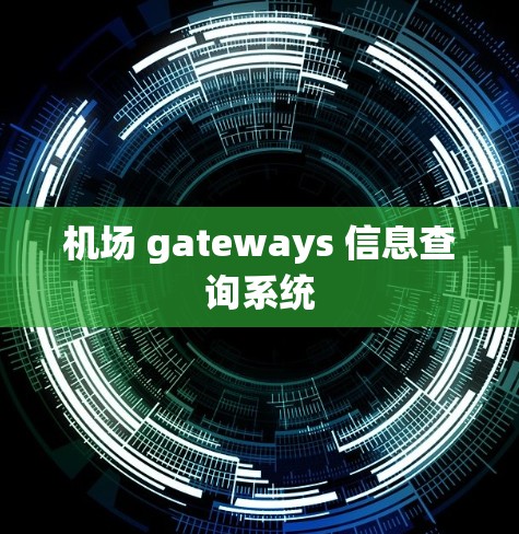 机场 gateways 信息查询系统