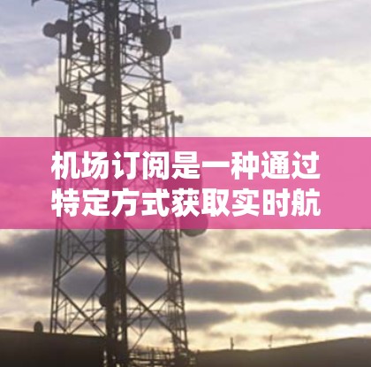 机场订阅是一种通过特定方式获取实时航班信息和服务的体验。以下是对这种订阅服务的详细分析