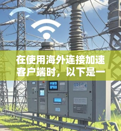 在使用海外连接加速客户端时，以下是一些步骤和方法，帮助您有效地提升连接速度