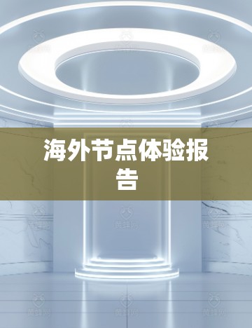 海外节点体验报告 海外节点体验报告