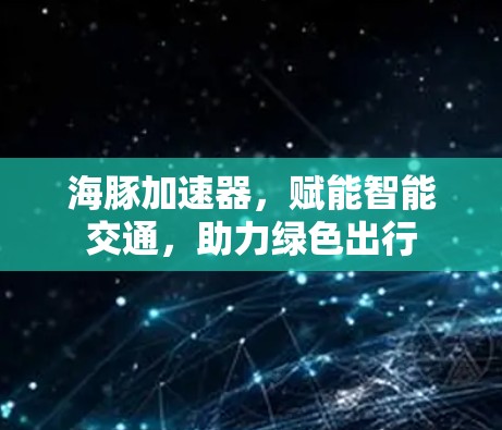 海豚加速器,赋能智能交通,助力绿色出行 海豚加速器,赋能智能交通,助力绿色出行