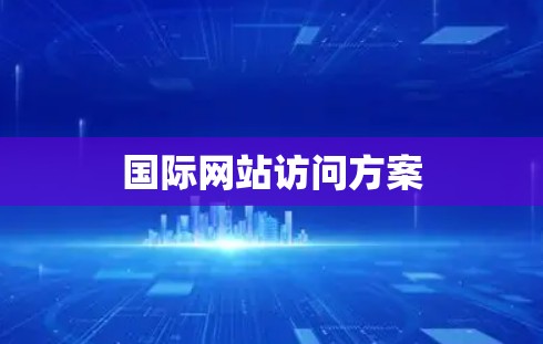 国际网站访问方案 国际网站访问方案