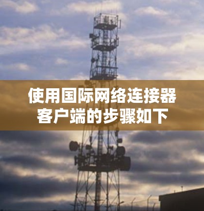 使用国际网络连接器客户端的步骤如下 使用国际网络连接器客户端的步骤如下