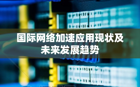 国际网络加速应用现状及未来发展趋势 国际网络加速应用现状及未来发展趋势