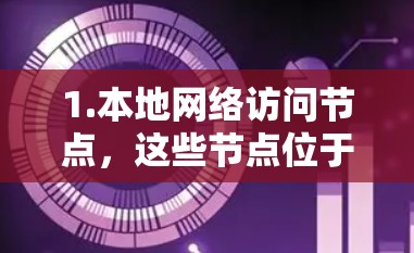 1.本地网络访问节点，这些节点位于同一个国家或地区的网络设备，通常用于本地网络内的数据访问