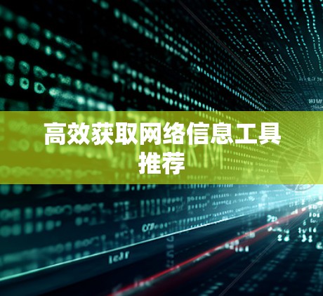 高效获取网络信息工具推荐