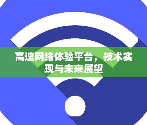 高速网络体验平台,技术实现与未来展望 高速网络体验平台,技术实现与未来展望
