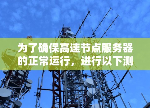 为了确保高速节点服务器的正常运行，进行以下测试步骤