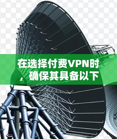 在选择付费VPN时，确保其具备以下关键功能