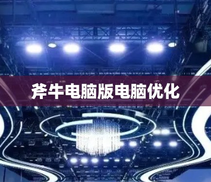 斧牛电脑版电脑优化